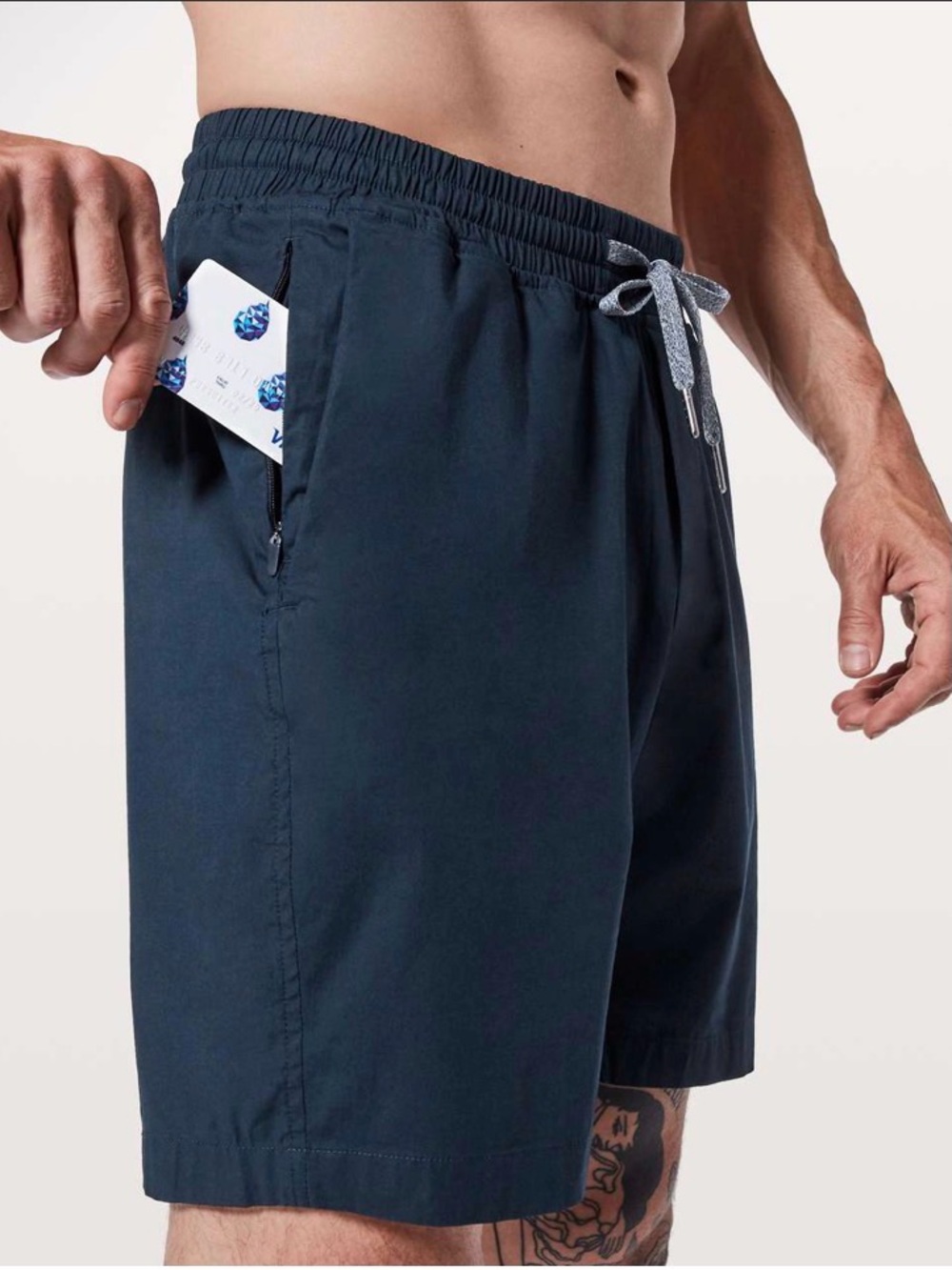 Men’s Lululemon Bowline Short *8 in true navy size small